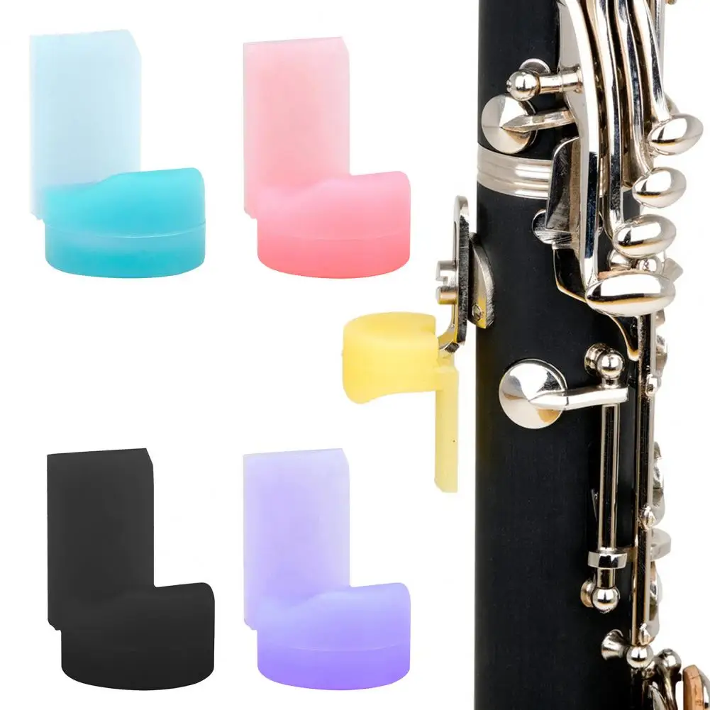 

5 Pcs Clarinet Thumb Pad Professional Protective Relieve Thumb Fatigue Round Silicone Thumb Pads Musical Instrument