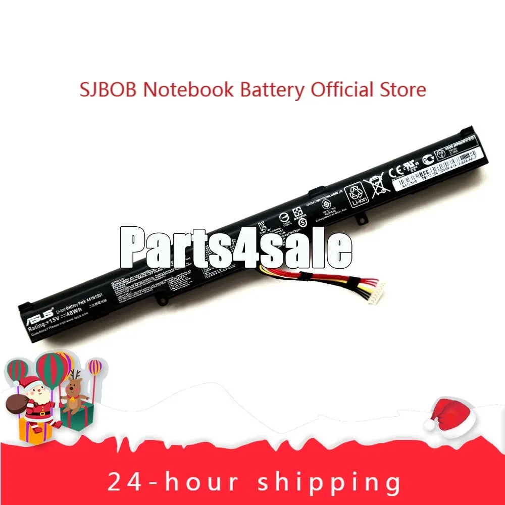Оригинальный аккумулятор A41N1501 для ASUS N552V N552VW N752 N752V N752VW GL752 GL752V ноутбука