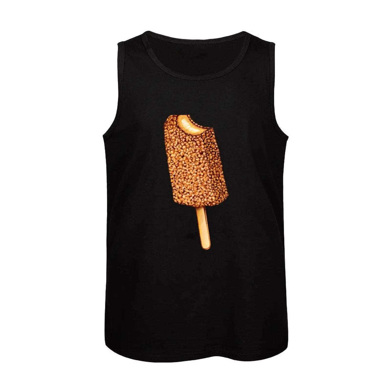 Майка мужская с принтом Golden Gaytime топ для спортзала одежда летняя