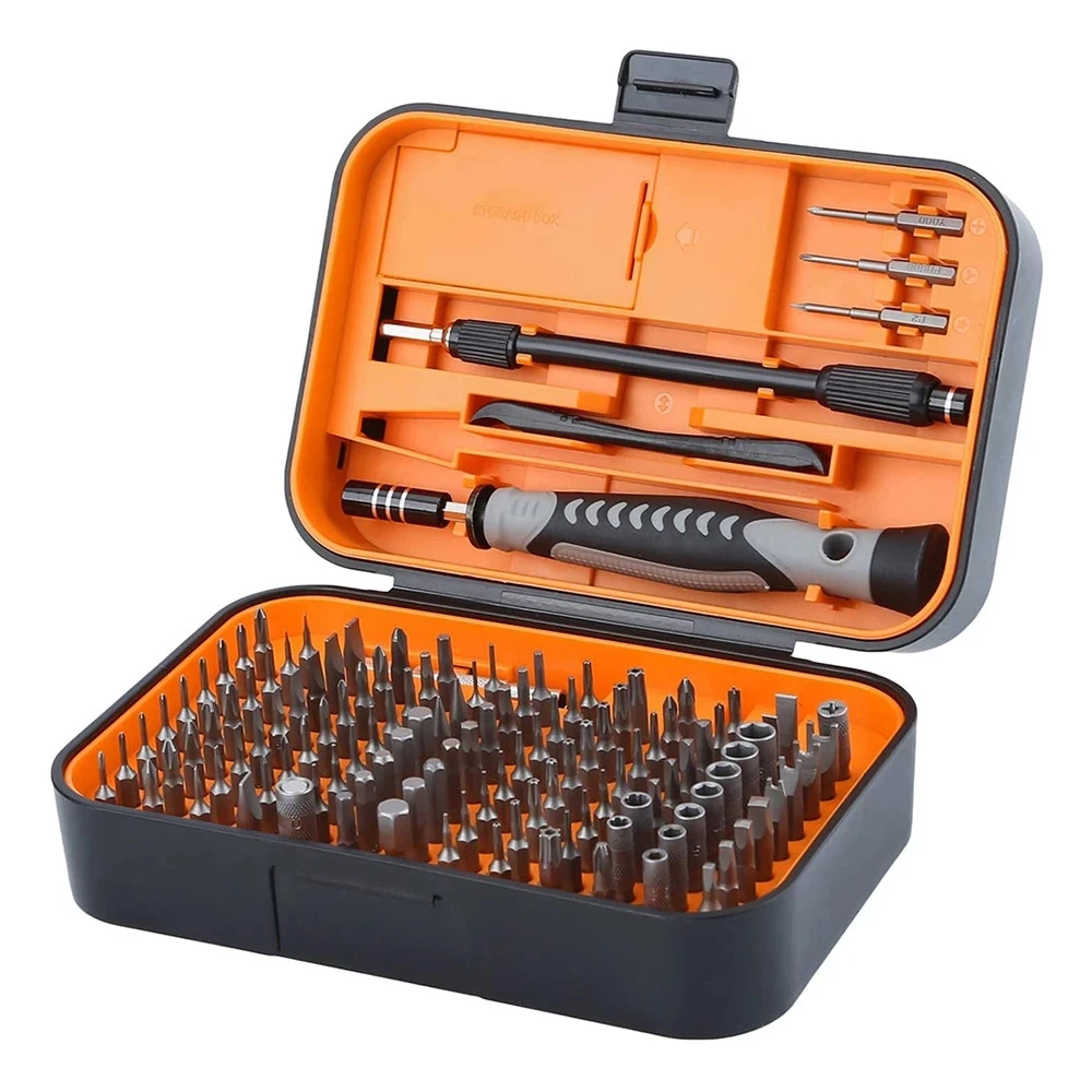 New low price Screwdriver Set 130 In 1 Magnetic Torx Phillips Screw Bit Kit With Electrical Driver Remover Wrench Repair