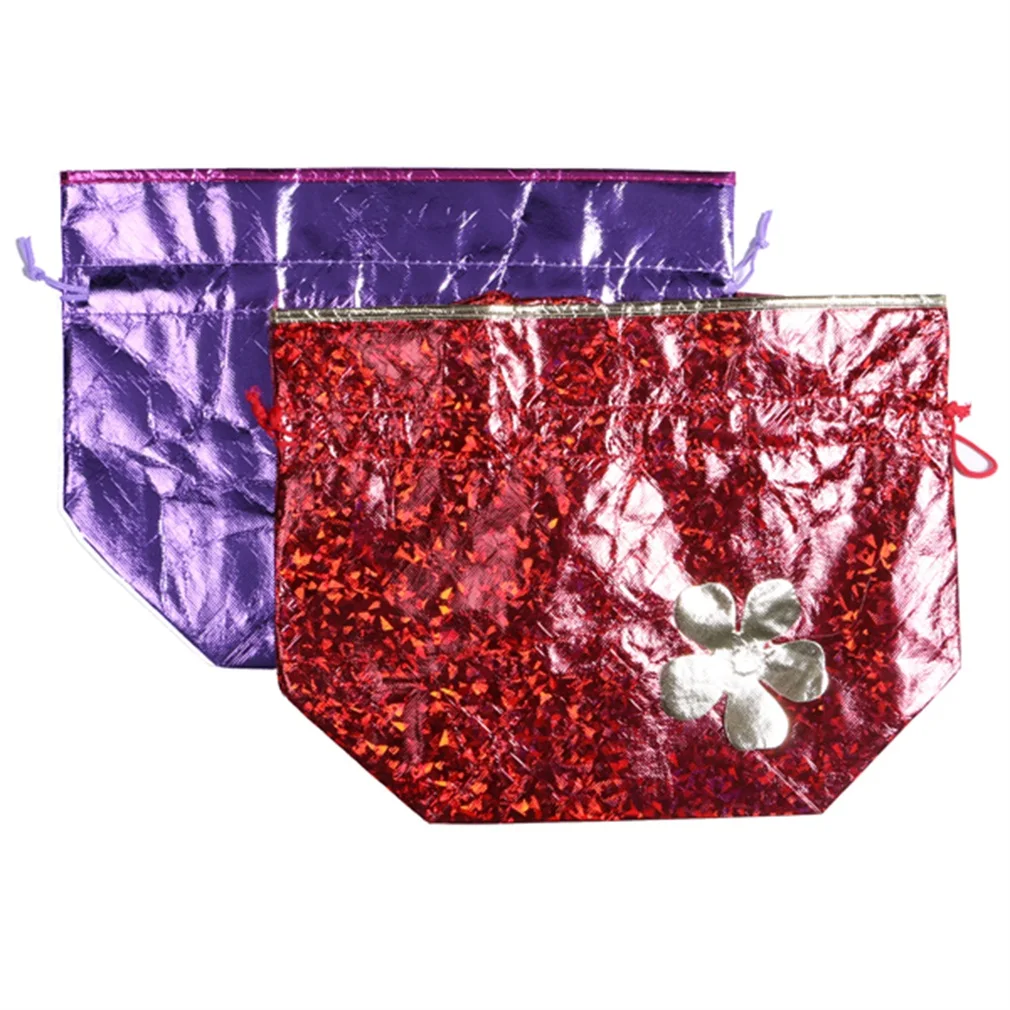 

2pcs Luxury Bling Drawstring Party Loot Bags Wedding Favor Bags Jewelry Pouch