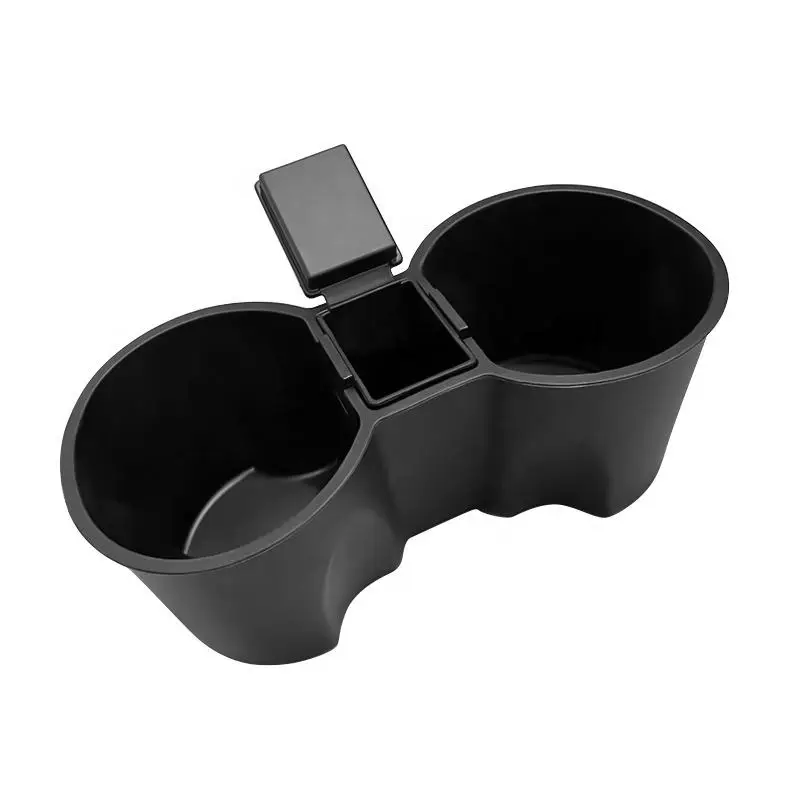 

Suitable for Tesla Model y 2023 interior accessories, insert silicone car cup holder, with ashtray detachable box