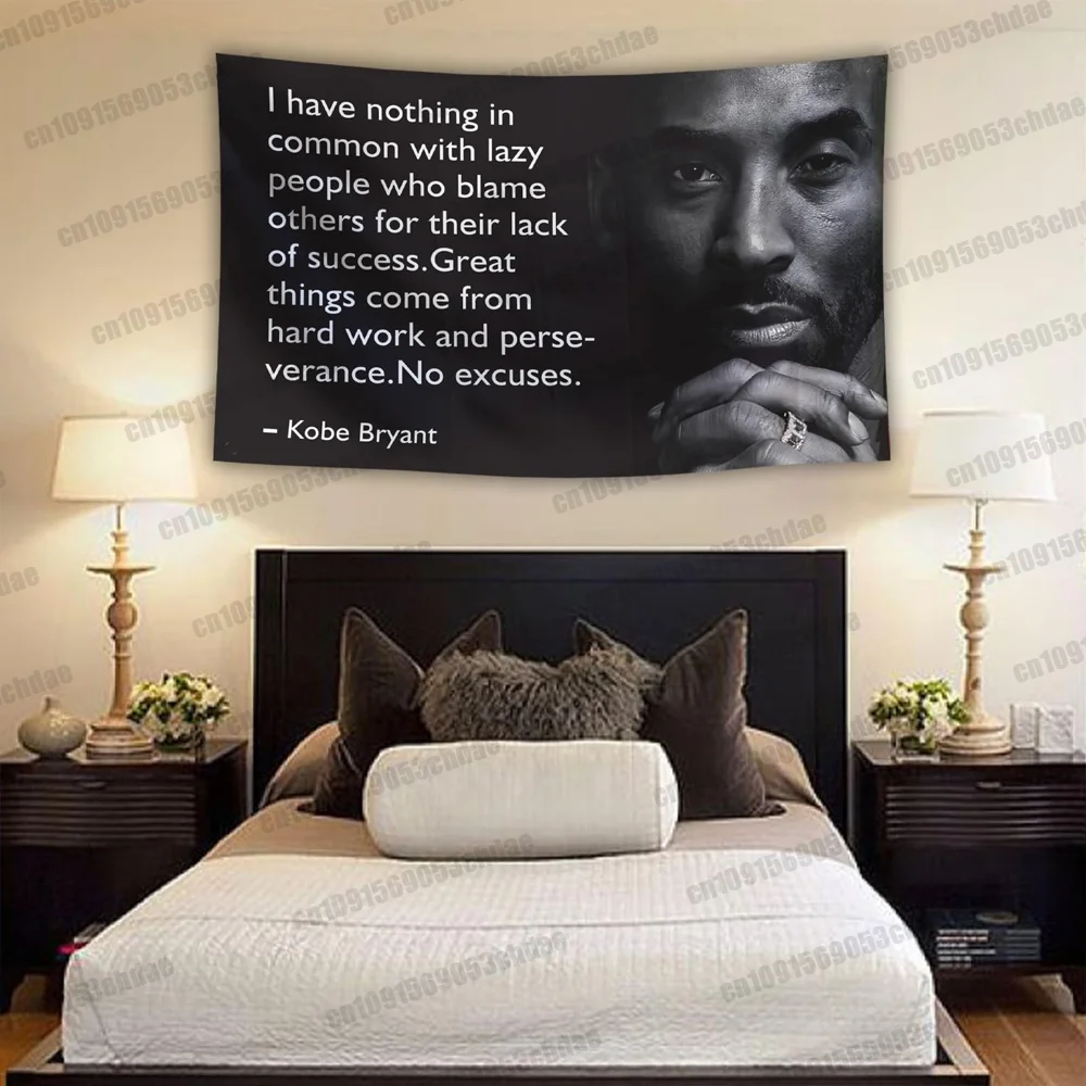 Баскетбольный игрок Greats Legends Коби Брайант 3d печать гобелен настенное украшение