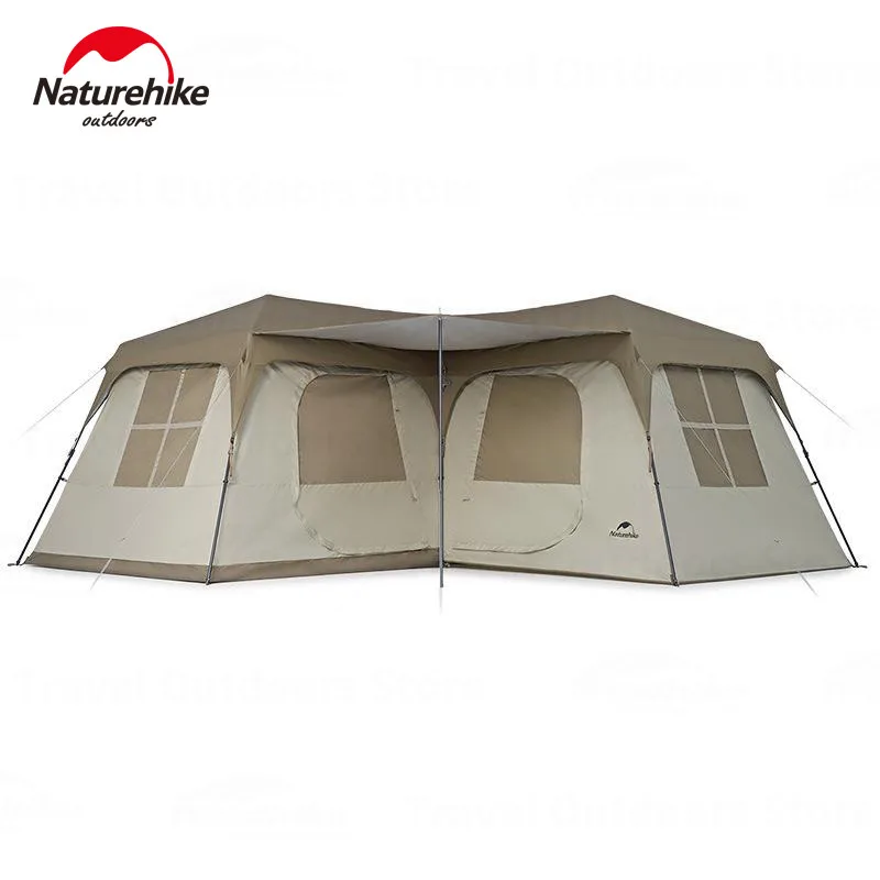 Naturehike Outdoor Village Suite Tent 3Room 2 Hall великомасштабная роскошная туристическая палатка 28