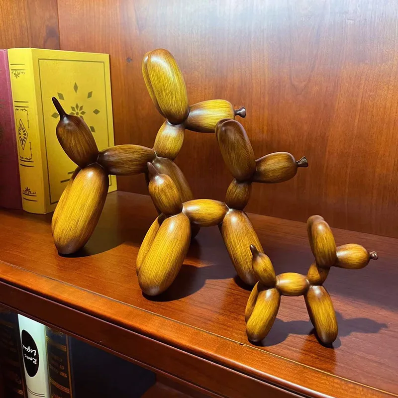 Имитация воздушного шара из массива дерева украшение для собаки смолы