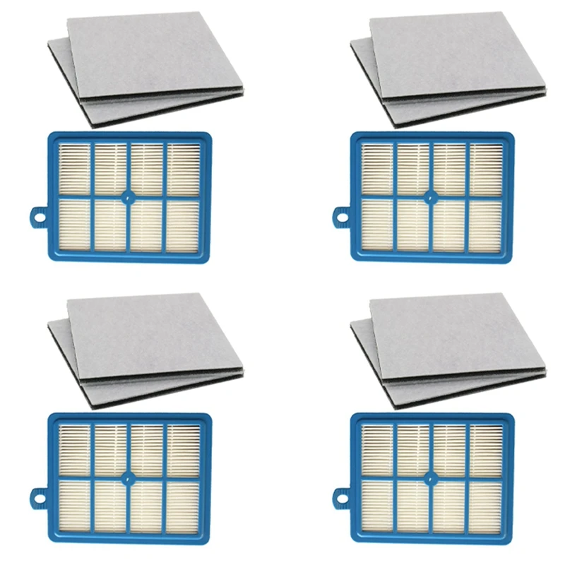 4 Hepa-фильтра и 8 хлопковых фильтров двигателя для Electrolux AEG EFH12W AEF12W FC8031 EL012W FC9080 FC9088 4 Hepa-фильтра и 8 хлопковых фильтров двигателя для Electrolux AEG EFH12W AEF12W FC8031 EL012W FC9080 FC9088