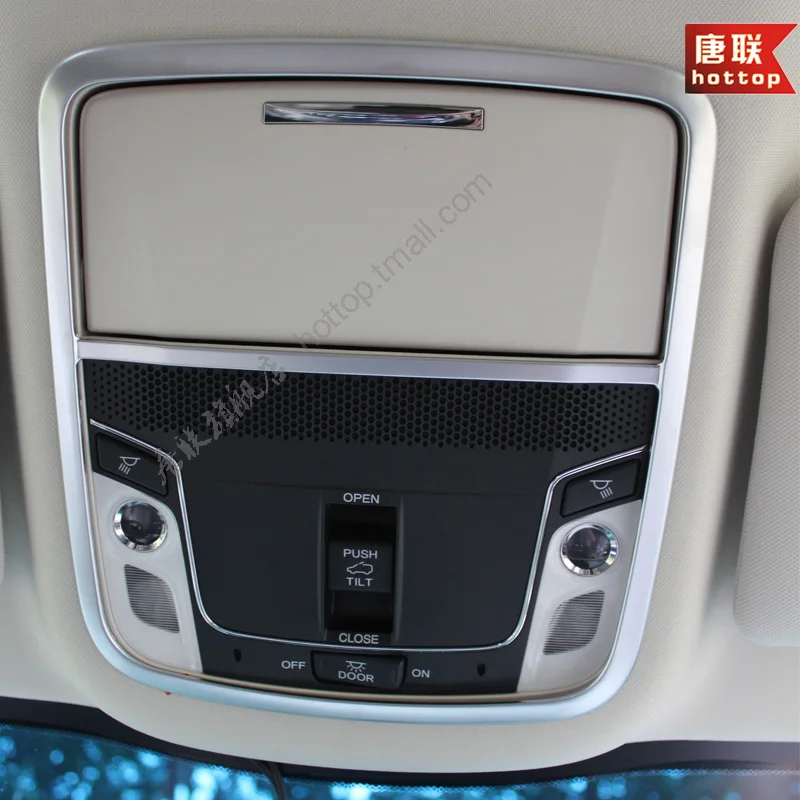 Hottop ABS хромированная отделка крыши автомобиля Топ настольная лампа светильник