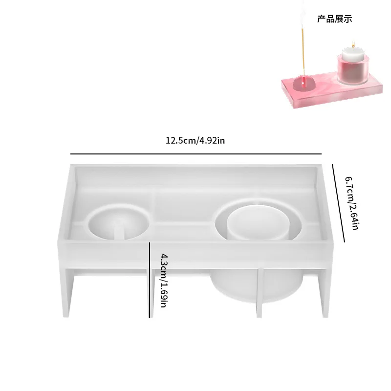 Силиконовая форма для свечей и благовоний