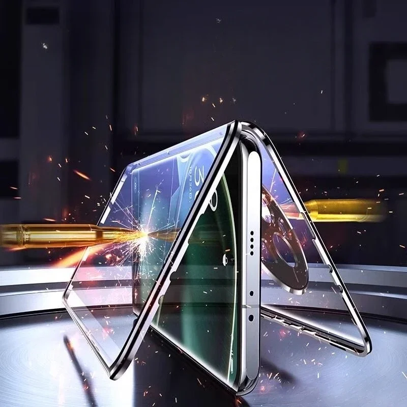 Для Realme 13 Pro Plus 13Pro магнитное адсорбционное двухстороннее закаленное стекло