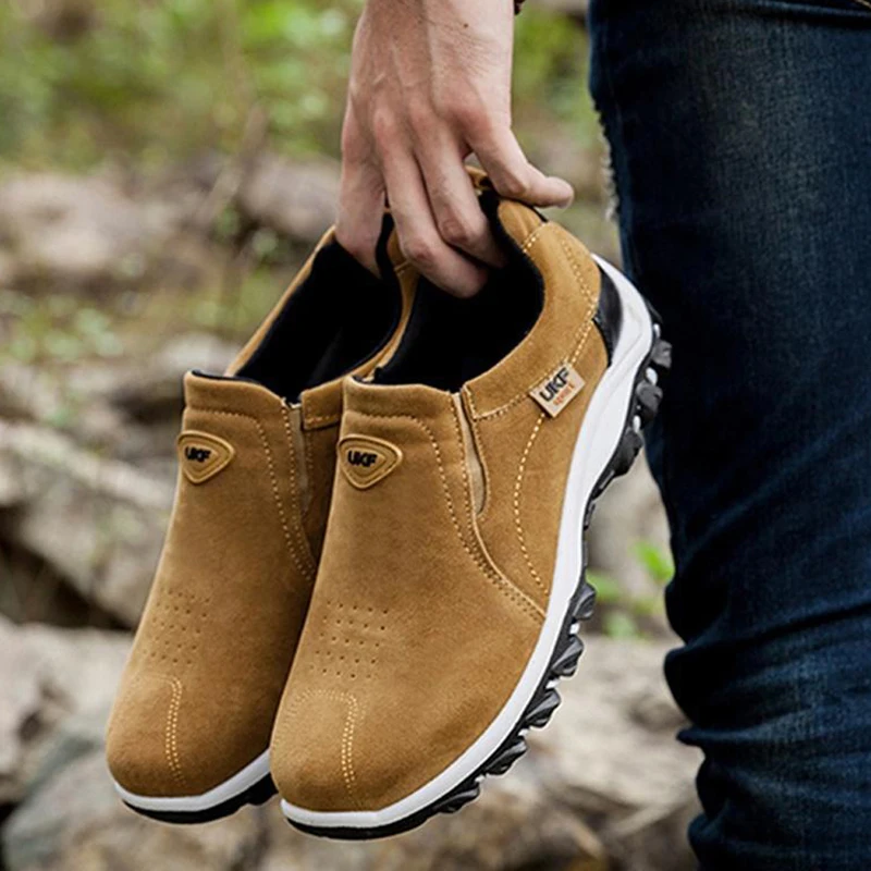 

Men's Walking Lightweight Shoes Slip-On Comfortable Anti-slip Sneakers Footwear Breathable New 39-44