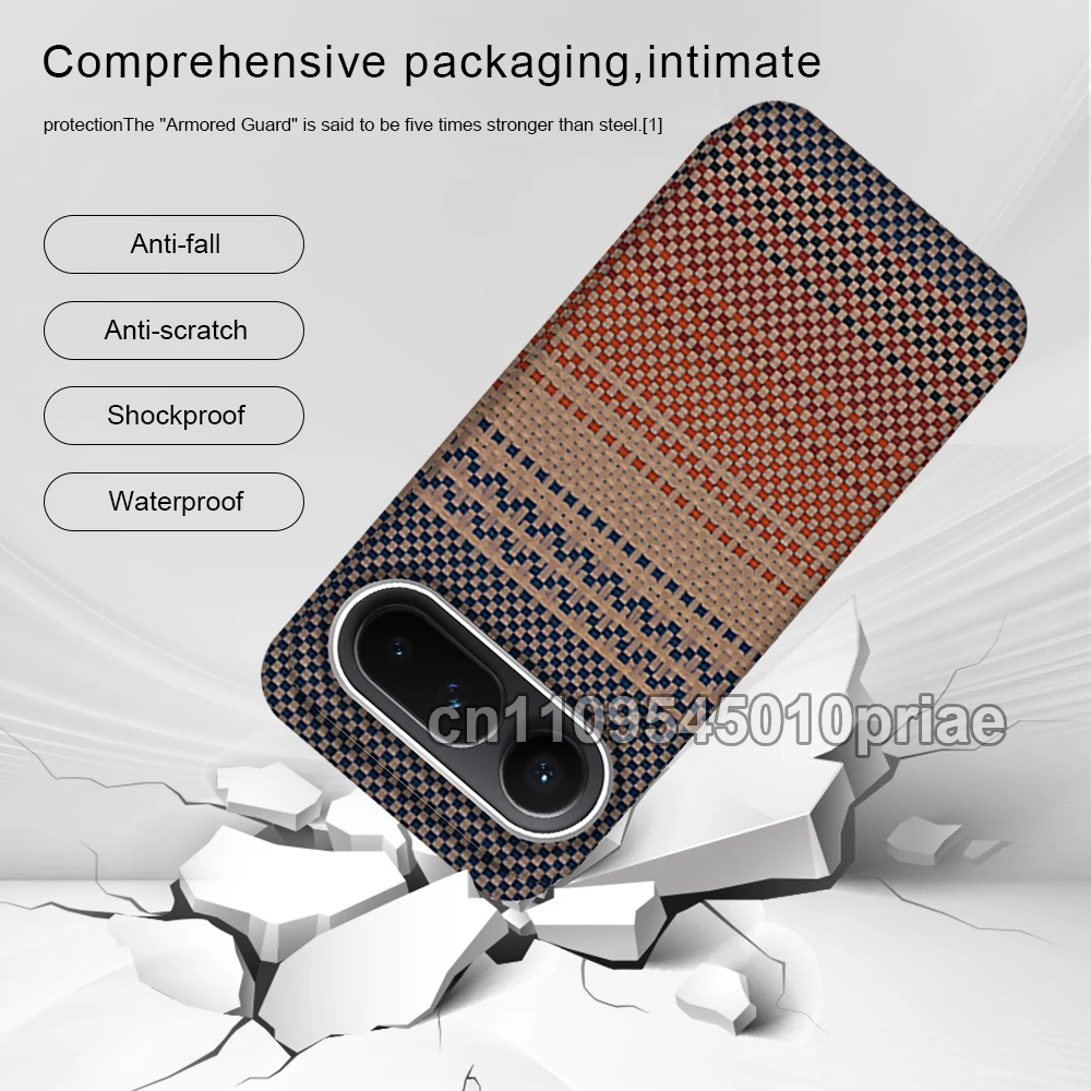 Фото Чехол For Honor Magic 8 Pro Air Carbon из арамидного волокна, кевлара, ткани MagSafe, тонкий, жесткий, магнитный, черный, Slim Light Red 600D №4
