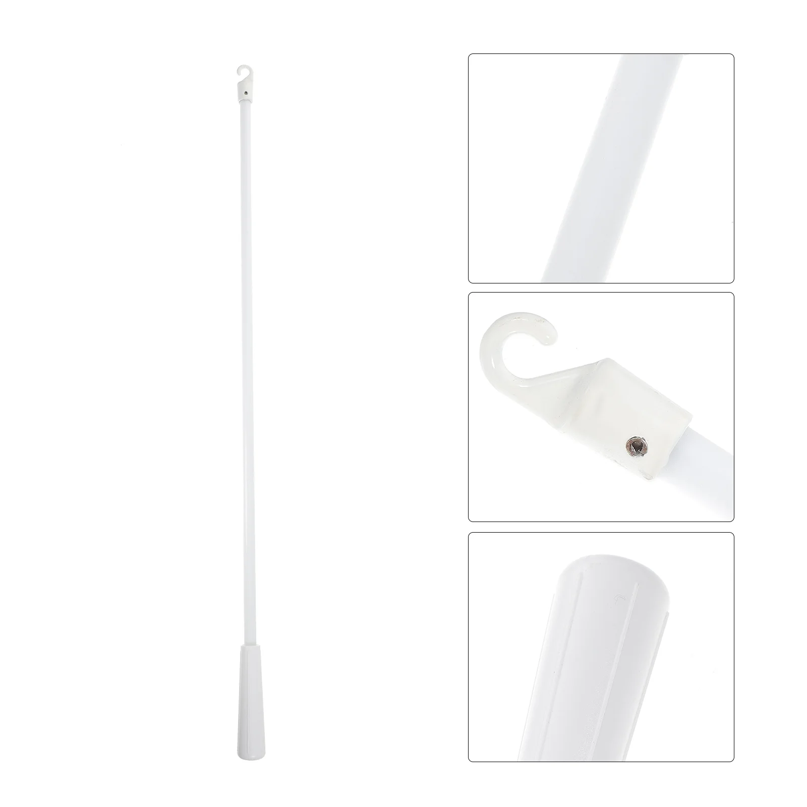 

Blind Wand Rod Tilt Replacement Window Clear Stick Vertical Hook Blinds Opener Mini Parts Extension Plastic White Pvc Grip