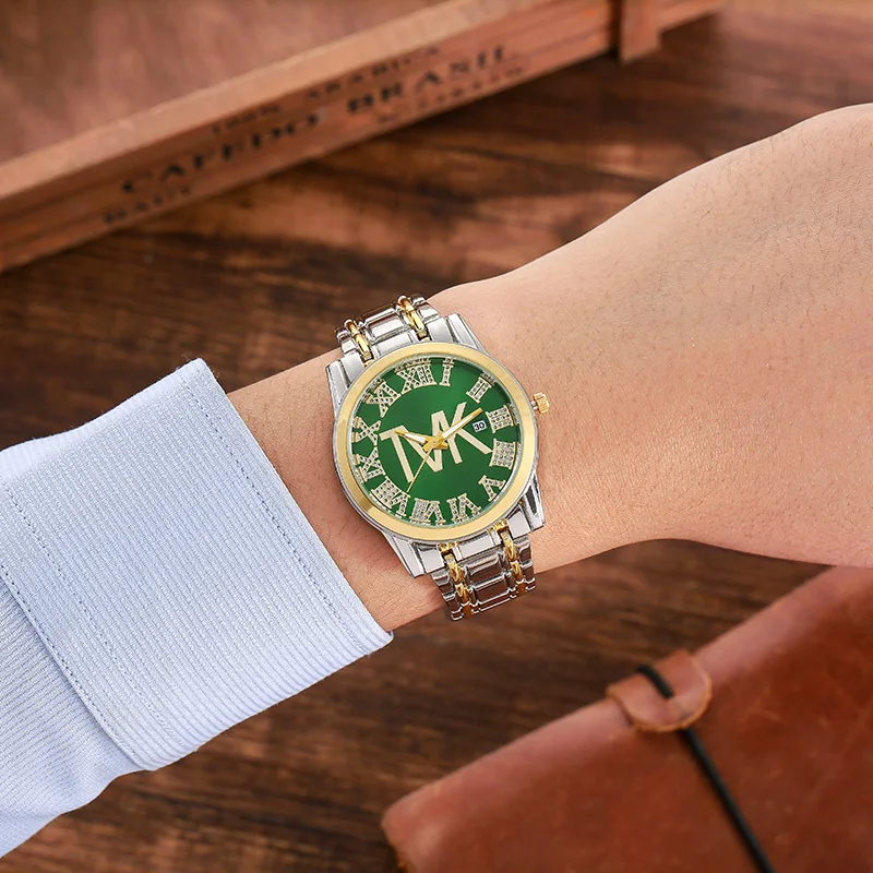 Reloj Mujer 2023 Hot New Luxury Brand TVK Watch Women Fashion Crystal Dress Quartz Watches Unisex Stainless Steel Watches Chasy
