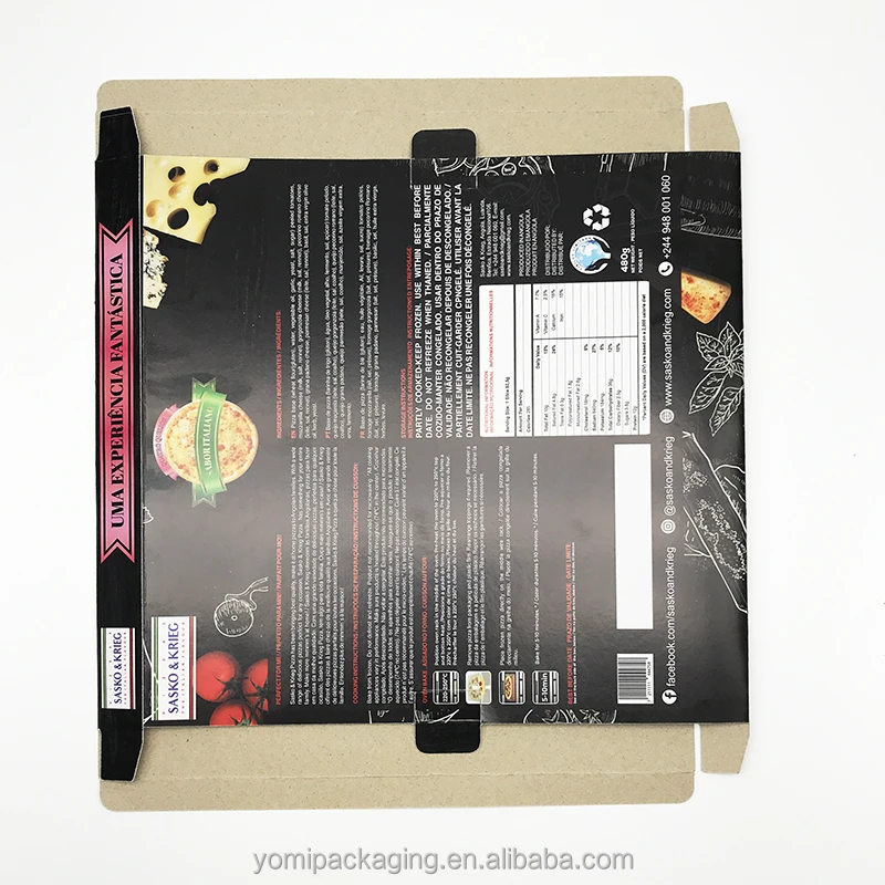 Биоразлагаемая коробка для пиццы 10 12 13 дюймов