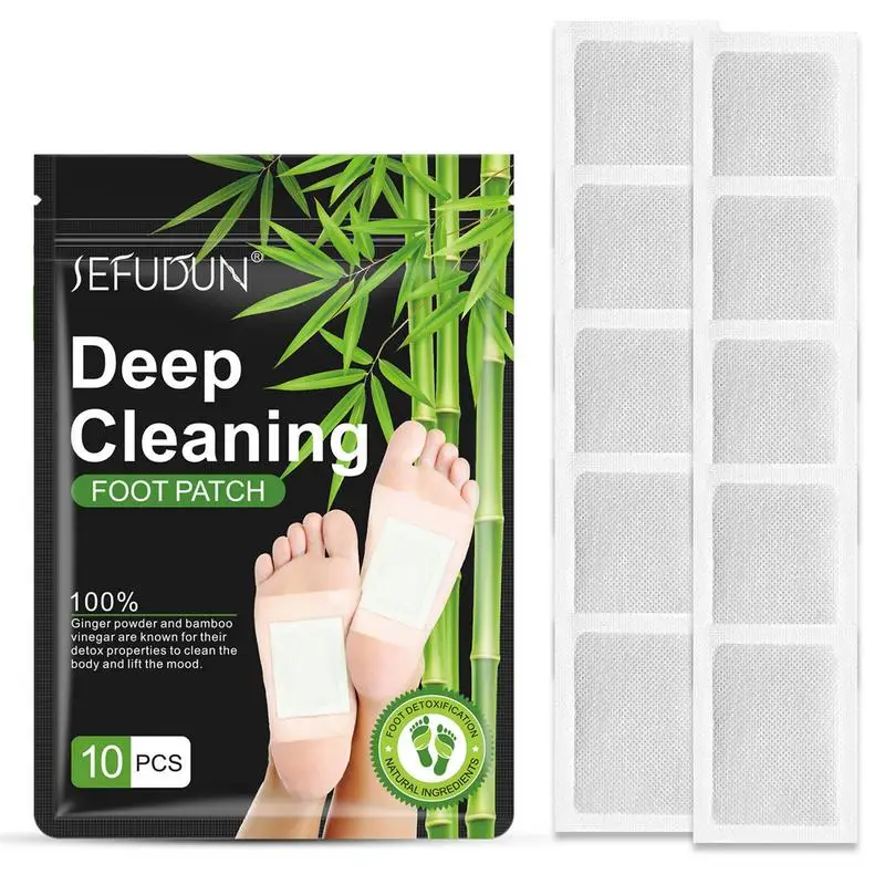 

10 PCS Foot Pads De-tox Foot Patch Deep Cleansing Foot Patch Upgraded 2 In 1foot Pads Foot Pads For Foot Care Sleeping &