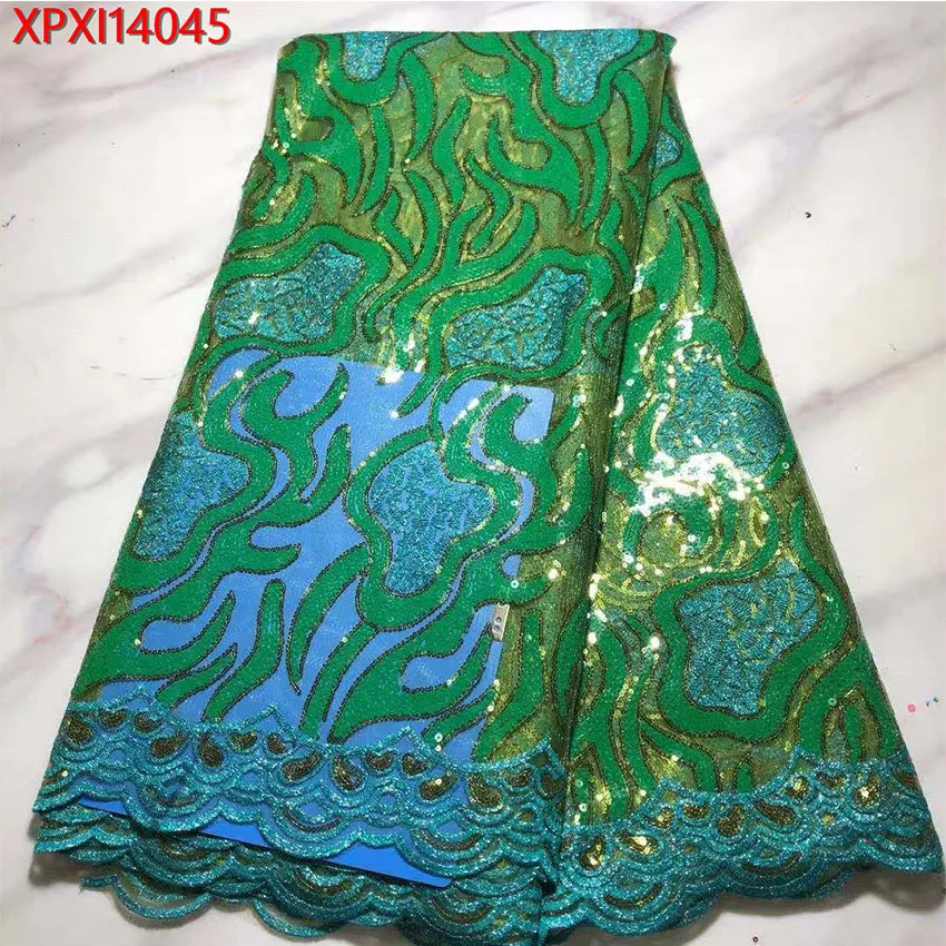 Большая Акция Африканский нигерийский Красивый Тюль сетка перфорированные