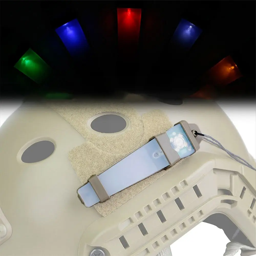 

Outdoor Hiking Hunting Waterproof Survival Signal Light Safety Flashing Light Outdoor Toos Helmet Lamp