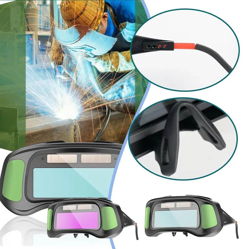 Очки для сварки с автоматическим затемнением большие очки просмотра аргоновые