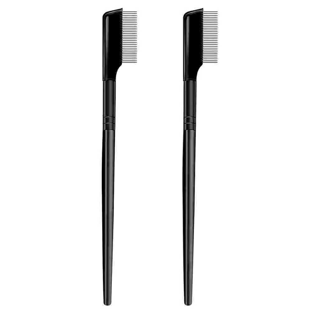 

Eyelashcomb Brush Separator Metalgrooming Eyelashes Extension Curler Portable Eye Lash Applicator Steel Needle Mascara Teeth