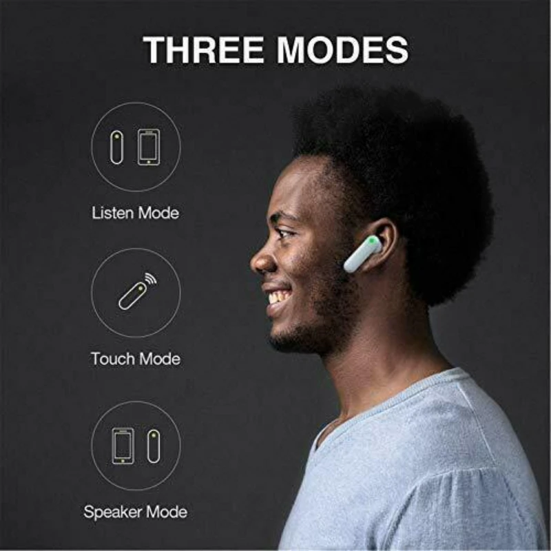 M2 Bluetooth Simultaneous Translator Headset Business Interpretation Earphone Travel Support 40 Language Translation Earbuds | Электроника