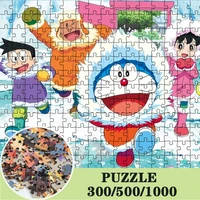 puzzles for adults 1000 pieces paper jigsaw puzzles educational intellectual decompressing doraemon puzzle game toys gift