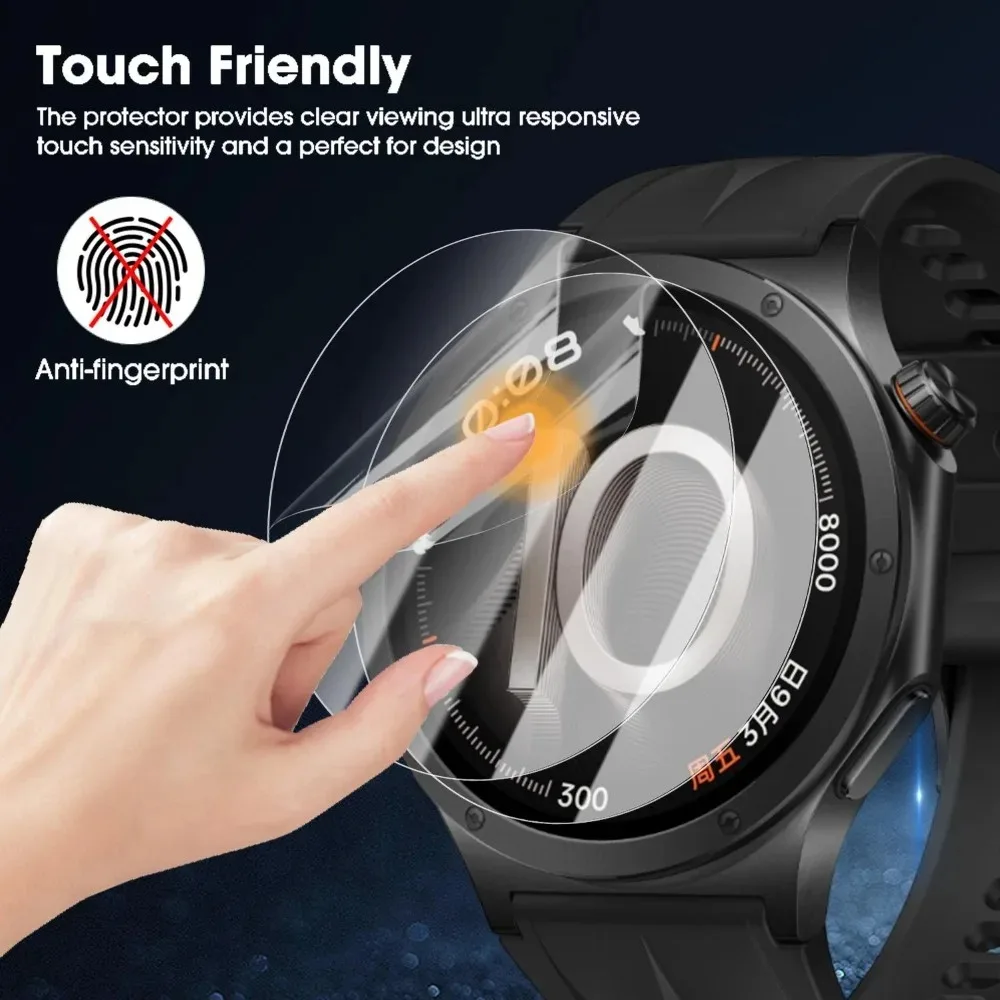 Гидрогелевая пленка HD для OPPO Watch X3, прозрачная, с полным покрытием, мягкая защитная пленка из ТПУ для смарт-часов X3, защита от царапин (art.: 3920db032b7e0) - 3920db032b7e0