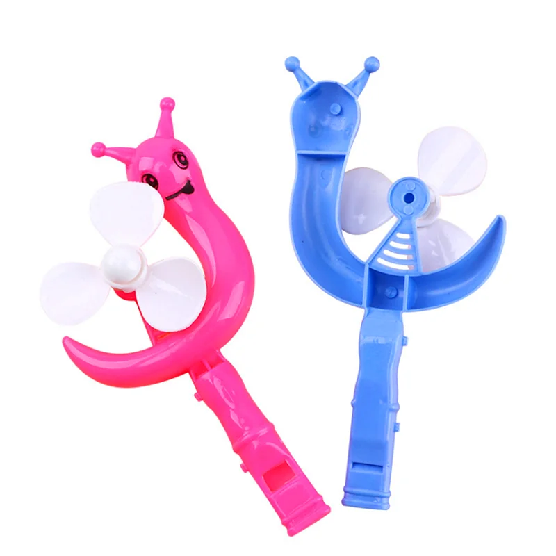 

5Pcs Creative Snail Whistle Windmill Whistle Birthday Party Favor Baby Child Shower Baptism Small Gift Toy Classic Innovative