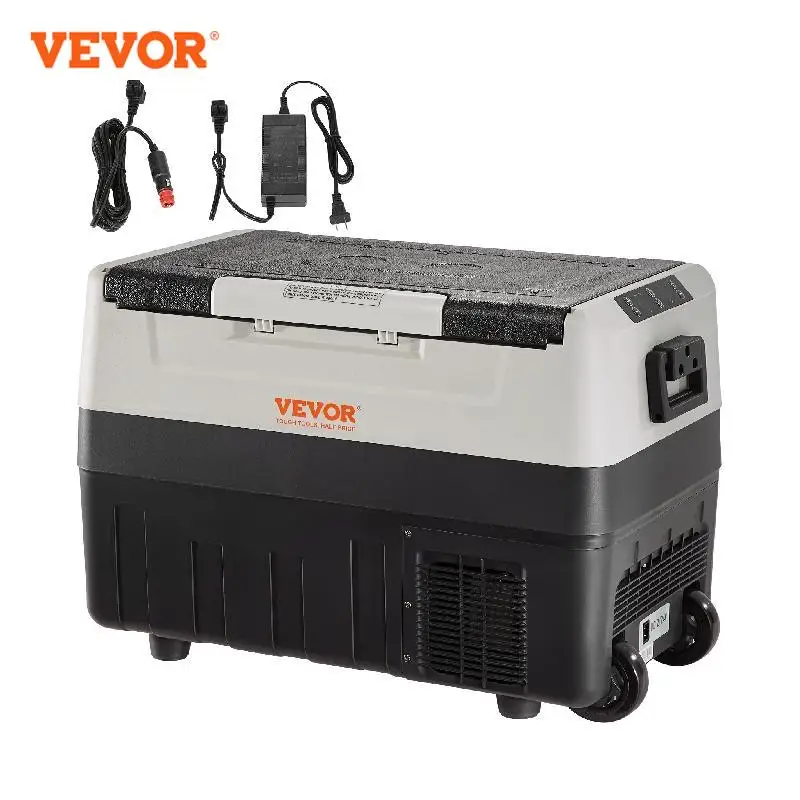 VEVOR 35L 45L 55L Car Refrigerator Mini Fridge Freezer Porta