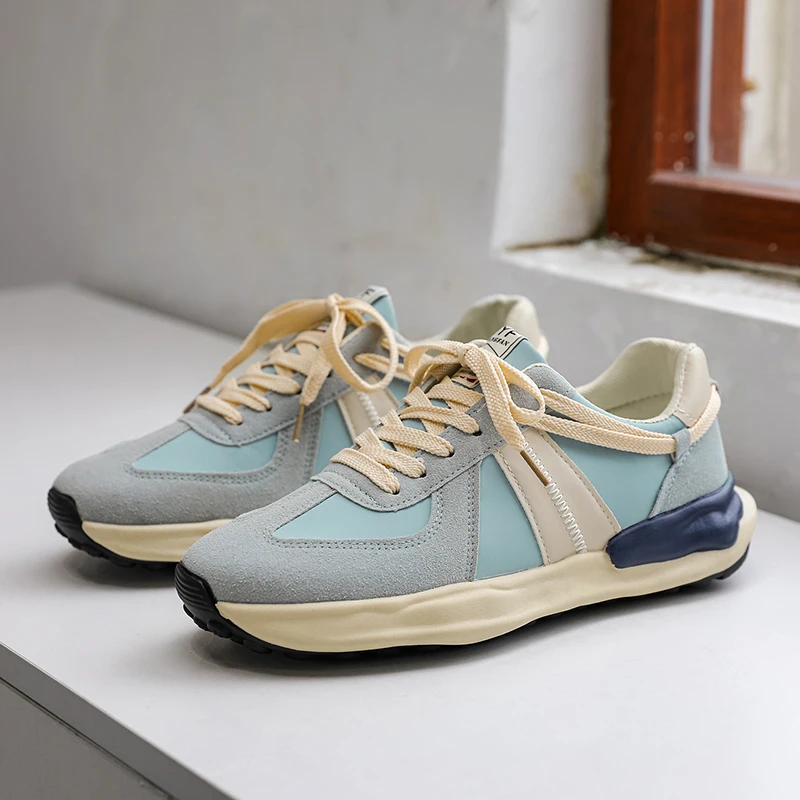 Running Shoes Men Fashion Outdoor Breathable Sneakers Man Lace-Up Sports Walking Jogging Shoes Man Comfortable