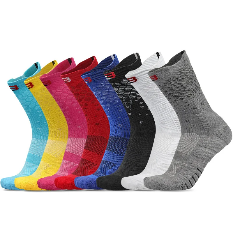 

Young 2023 Thickened Men Towel Elite Basketball Cotton Socks Cycling Bottom Outdoor Sports Socks Men's Running Socks