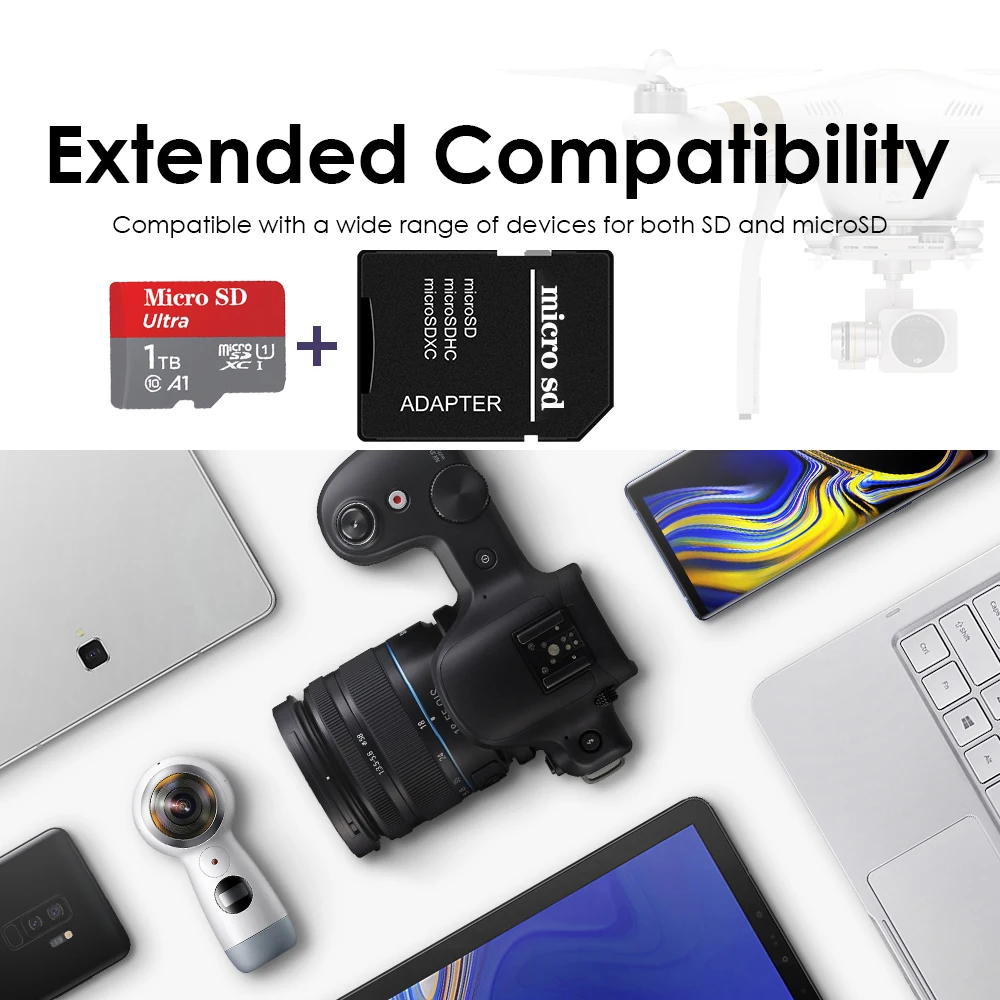Высокоскоростная карта Micro SD 1 ТБ новинка 2022 памяти SD/TF 64 128 Гб MicroSD для