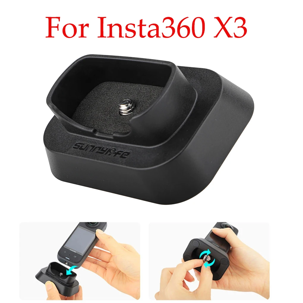 

For Insta360 X3 Accessories Support Upright Base For Insta360 One X3 Panoramic Action Camera Anti-scratch Desktop Vertical Base