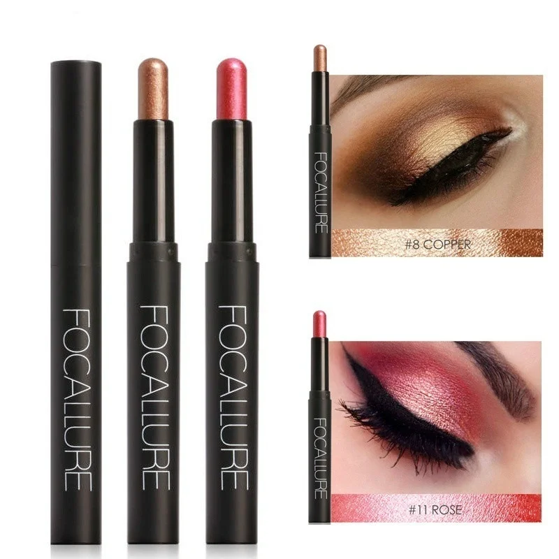 

Eye Shadow Pencil Waterproof Paint Golden White Sparkling Pearl Metal Focus Eye Shadow Bar Multicolor