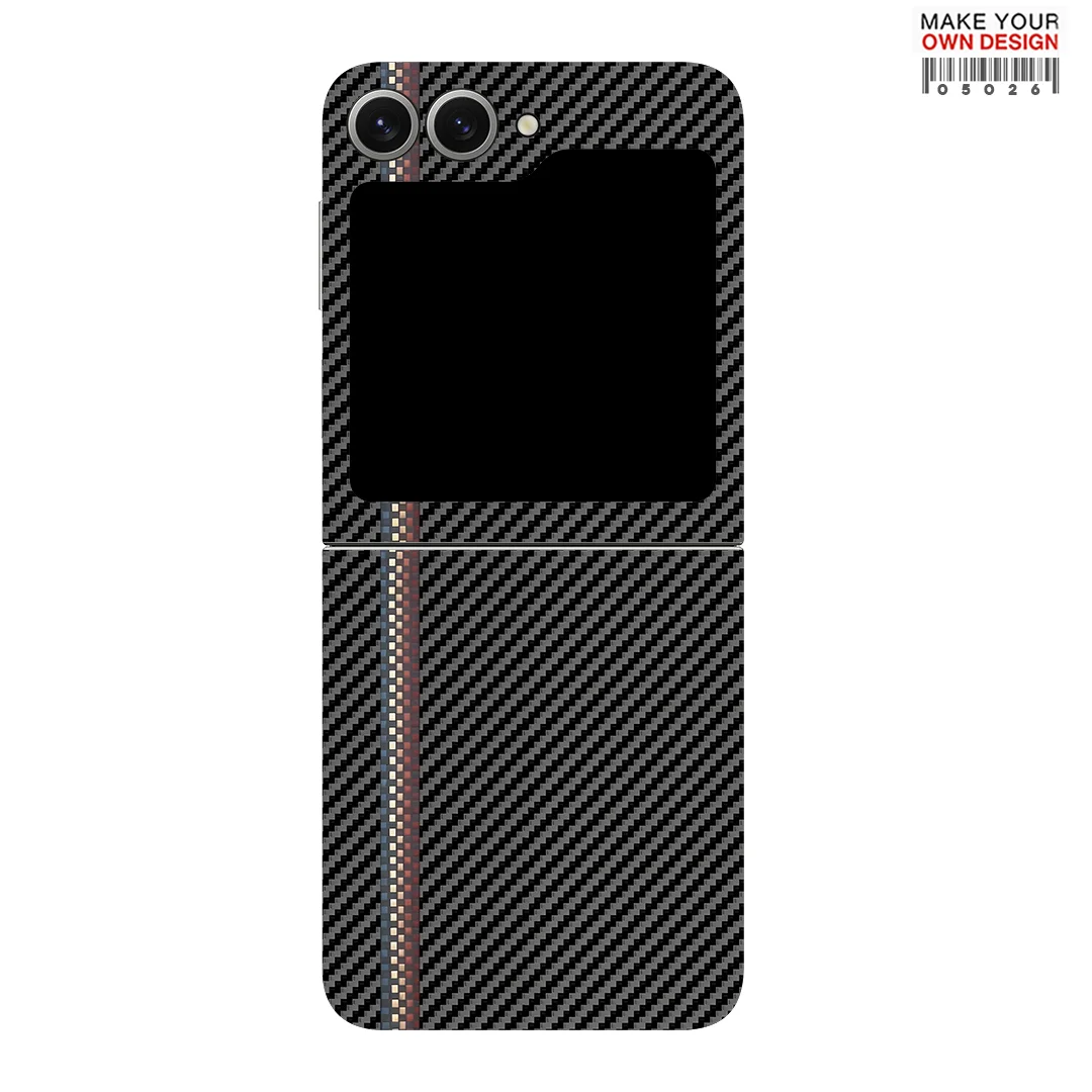 HM Colorful Sticker for Samsung Galaxy Z Flip6 5 4 3 5G Back Screen Protector Hing Skin Protective Film