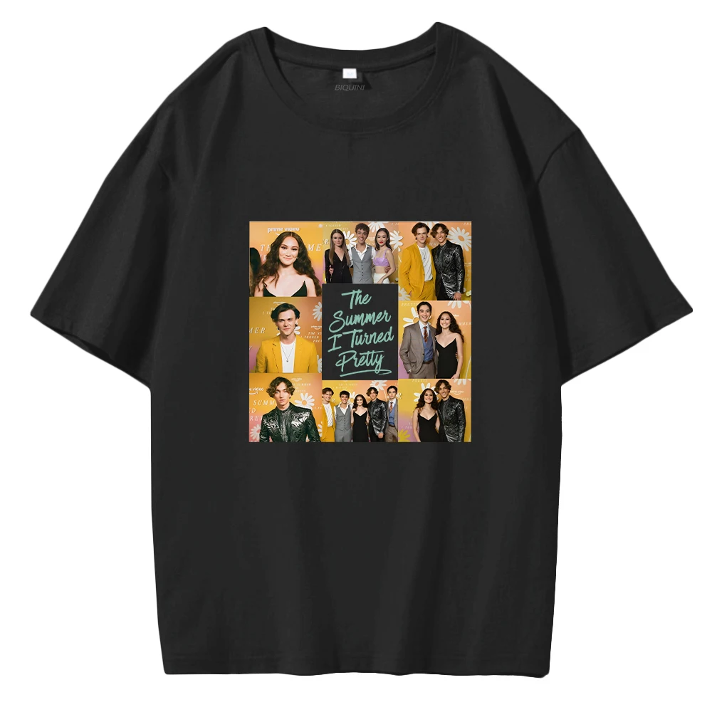 

The Summer I Turned Pretty Classic T Shirt Romance Novels Fans Tshirt 100 Cotton Couple Tops 2022 Romantic Drama Camiseta Casual