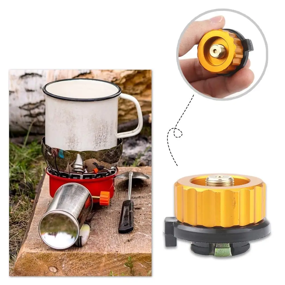 

Gas Stove Adaptor Outdoor Camping Hiking Stove Burner Adaptor Furnace Converter Connector Gas Cartridge Tank Cylinder Adapter