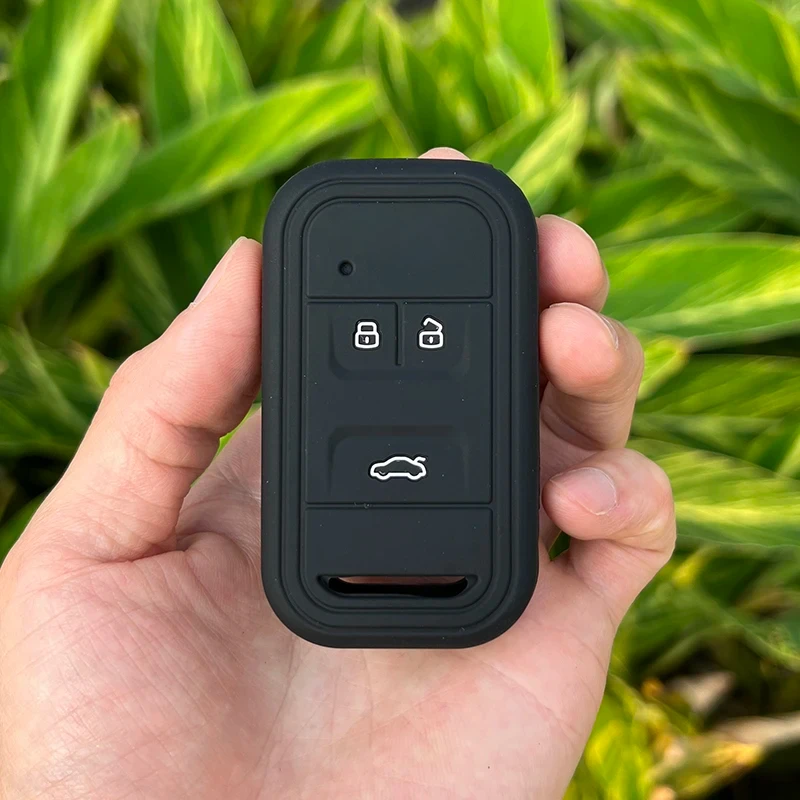 

Силиконовый чехол для автомобильного ключа с дистанционным управлением, защитная кожаная резиновая сумка для Chery Tiggo 4 3 GX Arrizo 5 Tiggo 7 8, корпус ключа, автоаксессуары