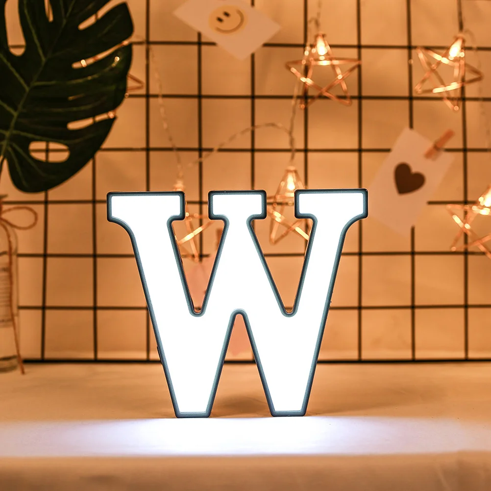 

1 PC Letters Shape DIY Premium Night Lights Letter Lights Sign for Store
