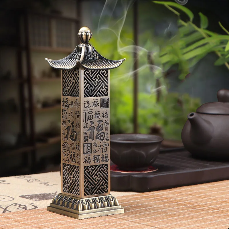 

Вертикальная курильница Baifu бронзовая