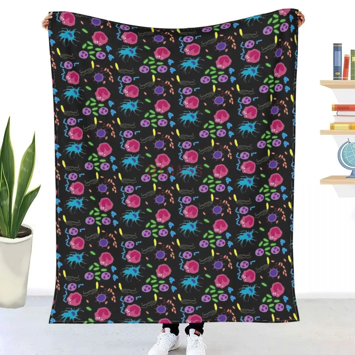 

Invaders And Defenders In Colour 3D Printed Flannel Throw Blanket，Super Warm Quilt Throw Blankets for Bedding Travel Bedding