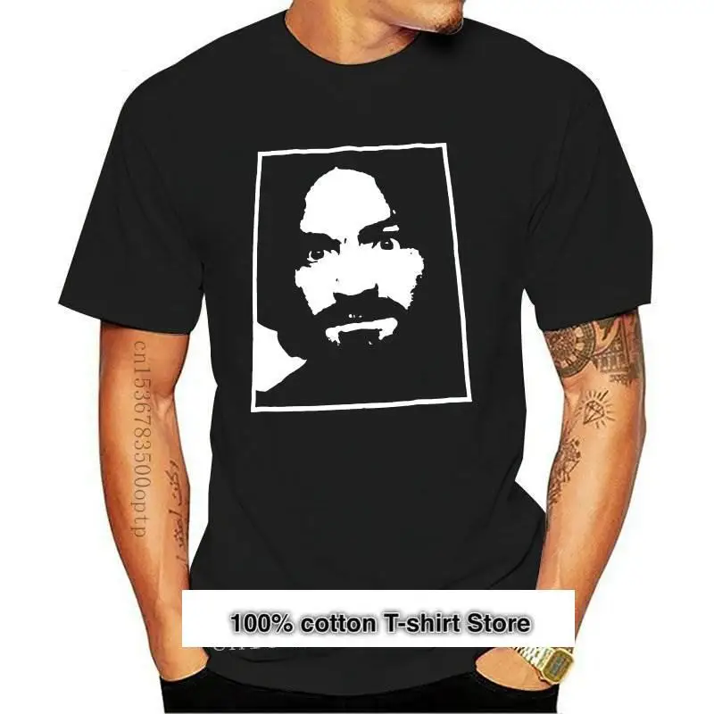 

Винтажная рубашка для серфинги, рубашка с принтом Чарльза Мэнсона, пуговицы, все высокие, новая