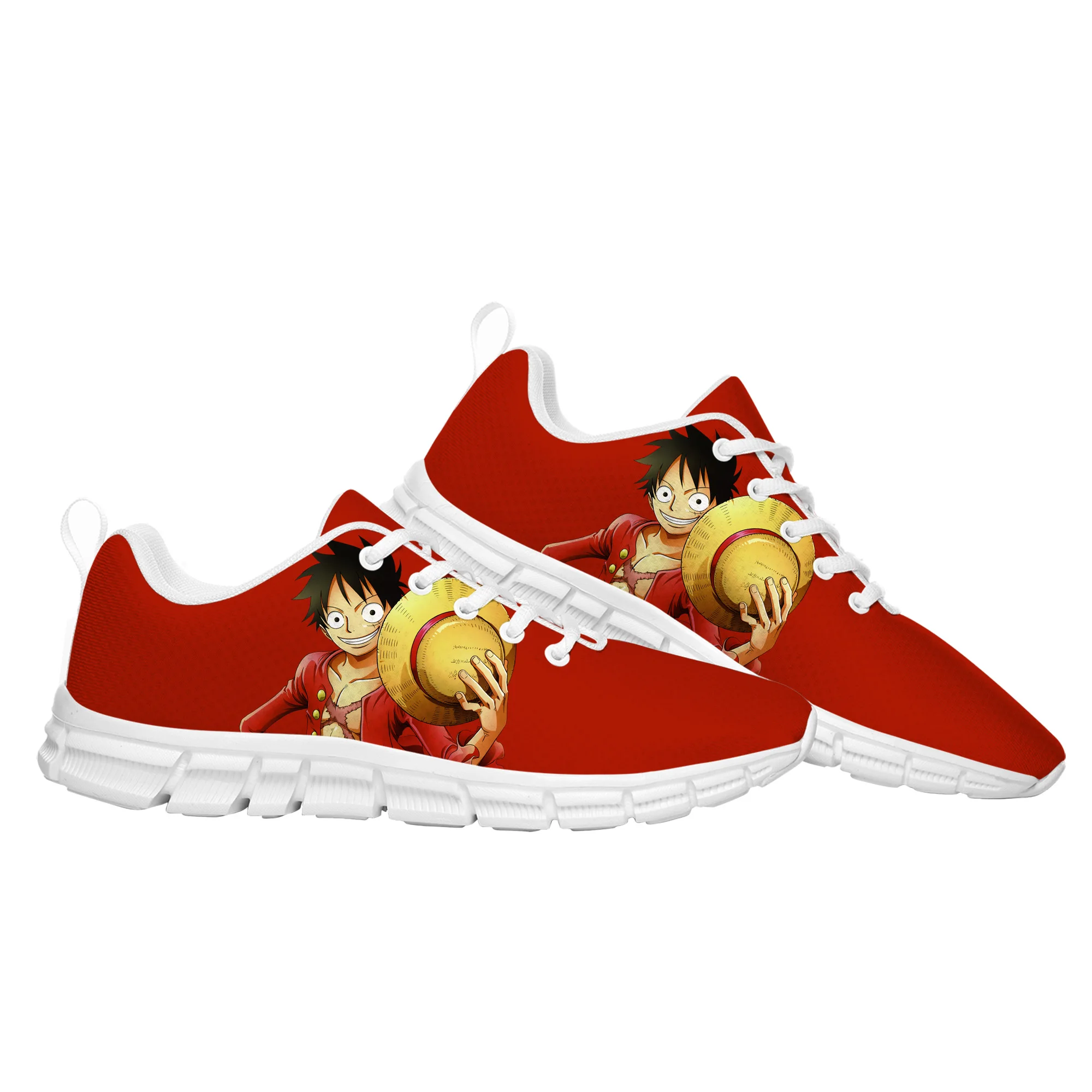 

ONE PIECE Sports Shoes Mens Womens Teenager Kids Children Sneakers Monkey D. Luffy Casual Custom High Quality Couple Shoes