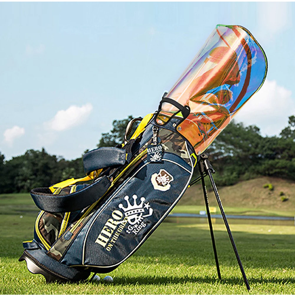 Pgm 2023 New Golf Bag Cap Universal Colorful Ball Cap Men And Women Transparent Ball Cap Qb072 Colorful Light Ball Cap