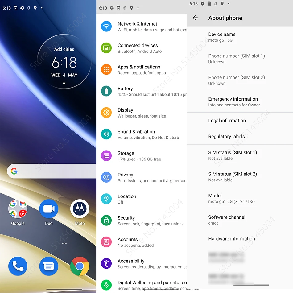 Global Rom Motorola Moto G51 8GB 128GB Mobile Phone 50MP 6.8'' FHD 120Hz Screen 5000mAh Battery Smartphone Snapdragon 480Plus |