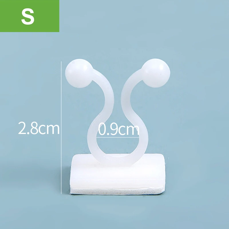 

50 шт. подставка для растений, зажим для зеленых листьев, самоклеющийся зажим для растений, невидимая подставка для лозы для дома и сада, настенный крючок, зажим для растений