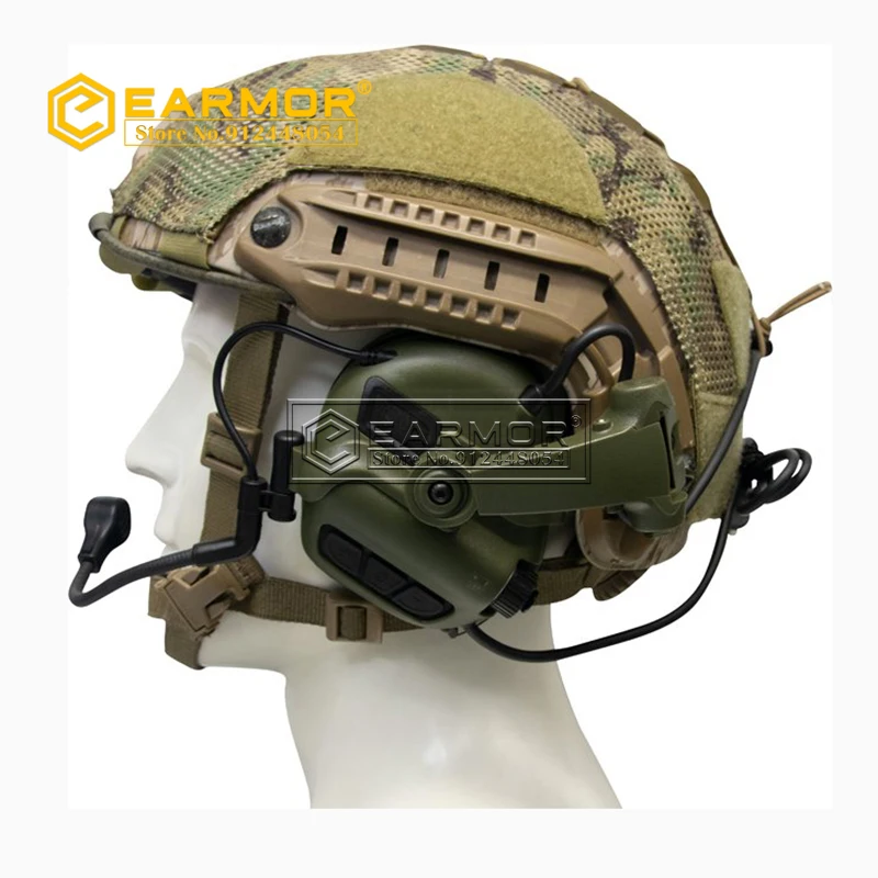 OPSMEN EARMOR M16 Tactical Headset ARC Helmet Rails Adapter Attachment Kit for M31X/M32X & M31-Mark3/M32-Mark3 Military Headset