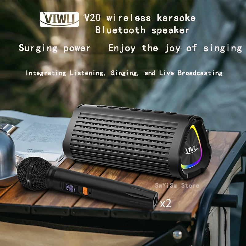 85W High Power Portable Outdoor Fashion Wireless Bluetooth Speaker Waterproof Camping Family Party Heavy Bass Boombox Audio TF