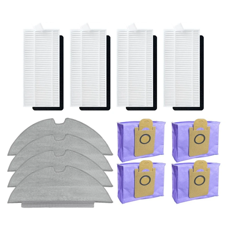 

For Eufy Robovac L35 Hybrid+/LR30 Hybrid+ Hepa Filter Mop Cloths Dust Bag Robot Vacuums Replacement Spare Parts Accessories