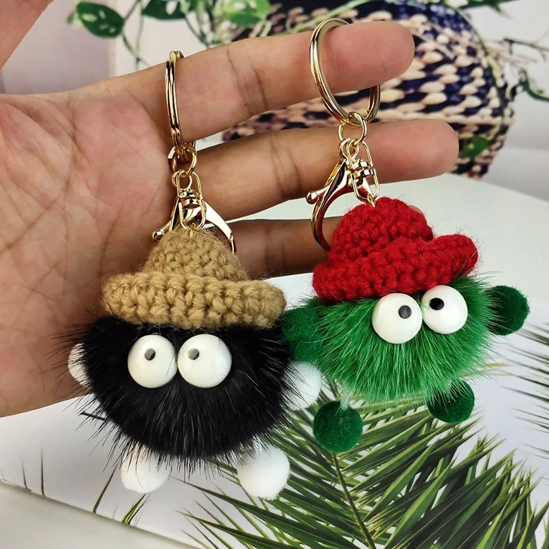

Kawaii Hairy Craft Girls Toys Plush Stuffed Creative DIY Keychain Set Fashion Cute Decorate Dolls Toys For Women Pendant