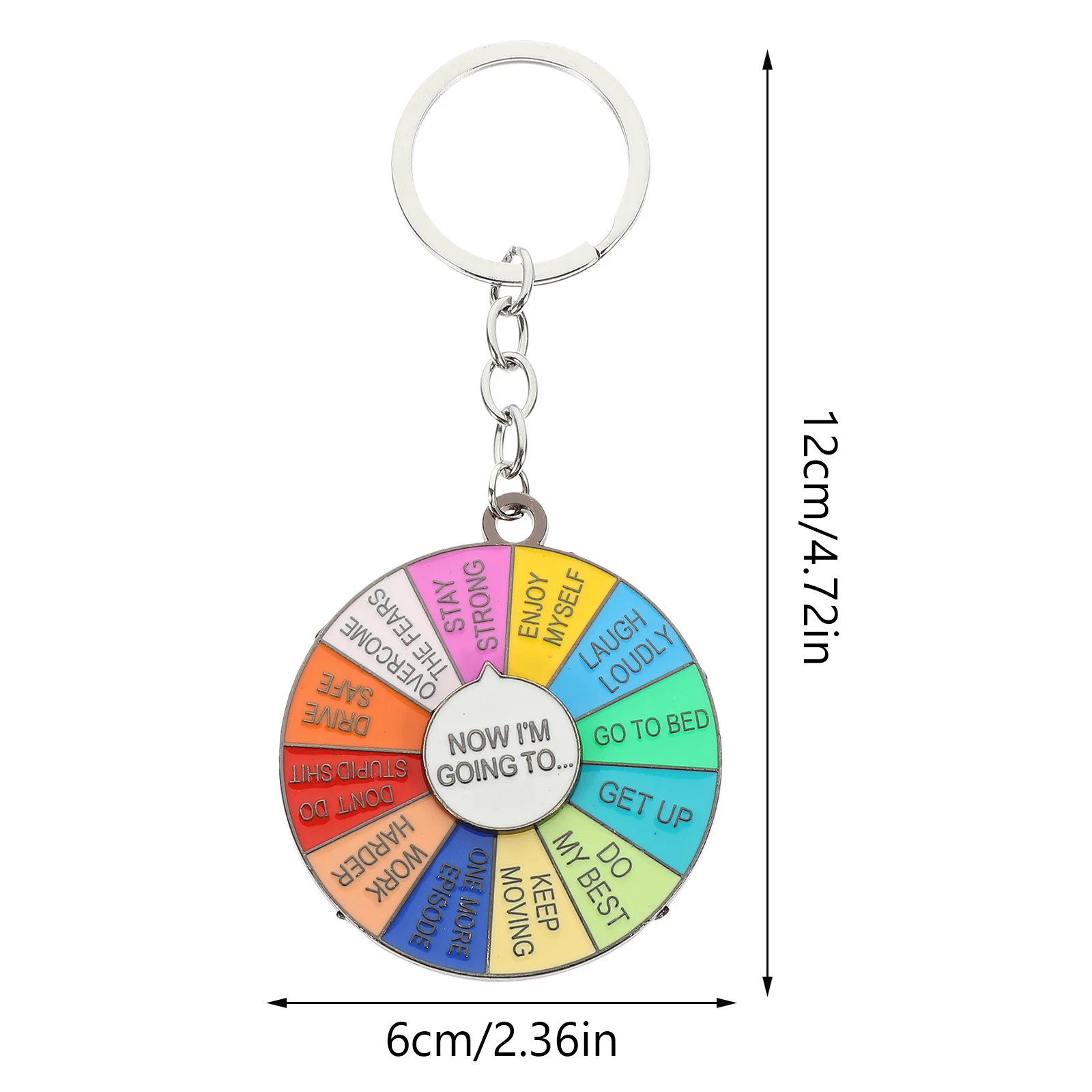 5 Pieces Decision Roulette Key Decor Keychain Exquisite Keychains Couple Gift The Flowers Bag Keyring Zinc Alloy Lovers Nursing